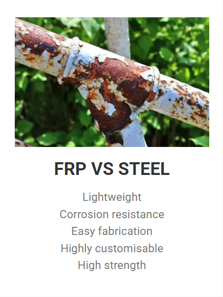 FRP 대 철강: 더 많은 산업이 FRP 소재로 전환하는 이유